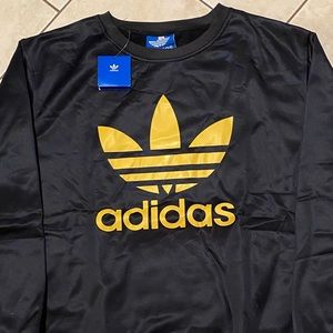 Adidas Big Logo Printed Casual Sweatshirt , Unisex